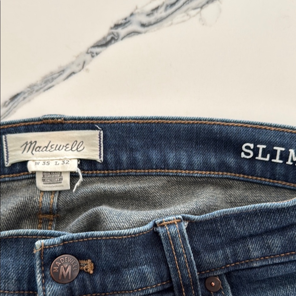 Madewell Slim Blue Jeans